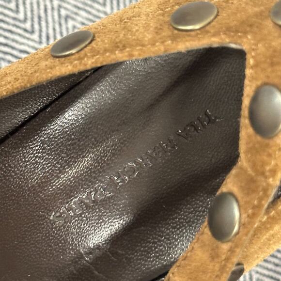 TILA MARCH - Suede Wedge Heel with Ankle Strap - Picture 6 of 8